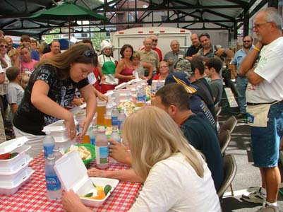 Scene from the West Virginia Italian Heritage Festival